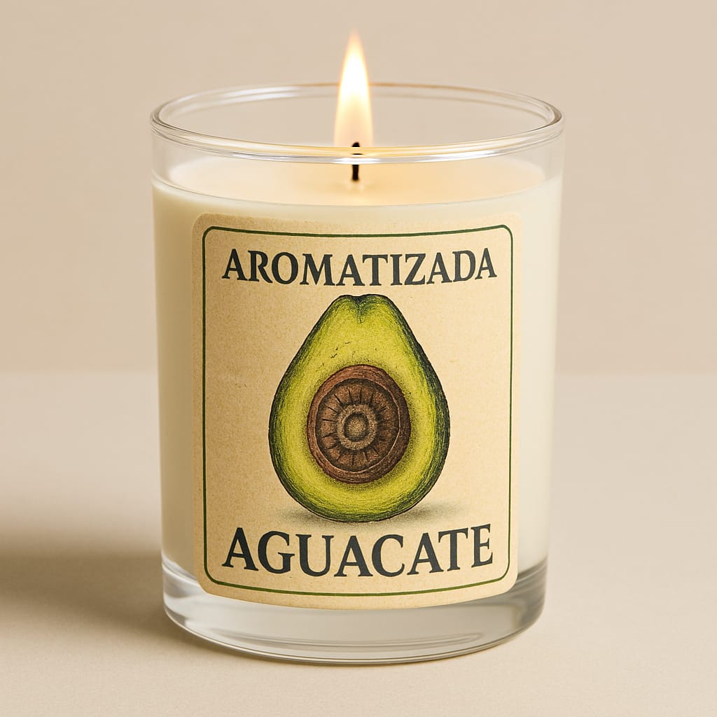 Vela Aromática de Aguacate 100 gr